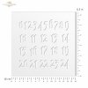 .plantilla transparente para scrapbooking 16x16 cm ST0252A